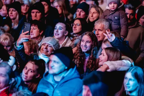 Modrijani so uvedli vrhunec Prazničnega decembra v Novi Gorici.