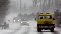 Sneg, burja in poledica na Ajdov&scaron;čina