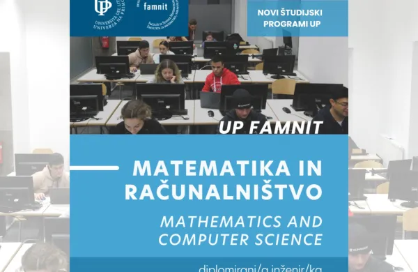 Nov univerzitetni &scaron;tudijski program Matematika in računalni&scaron;tvo