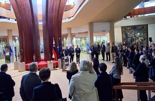 V prostorih Sveta Evrope v Strasbourgu je na ogled razstava Evropska prestolnica kulture (EPK) 2025 Nova Gorica-Gorica kot evropski model brezmejnega sodelovanja.