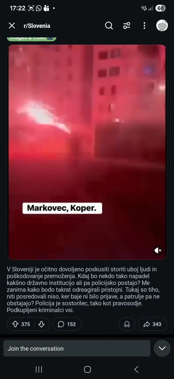 Po objestnem obna&scaron;anju najstnikov v krajevni skupnosti terjajo ukrepanje