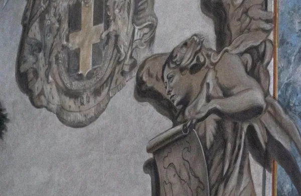 Rome, ITALY A recently restored fresco in the Basilica of San Lorenzo in Lucina in Rome has sparked debate after one of its angels was widely noted to bear a striking likeness to Italian Prime Minister Giorgia Meloni, prompting an investigation by the culture ministry even as Meloni joked she doesn't "look like an angel."BACKGRID UK 2 FEBRUARY 2026,Image: 1071471064, License: Rights-managed, Restrictions: RIGHTS: WORLDWIDE EXCEPT IN ITALY, Model Release: no, Pictured: General View, Credit line: COBRA TEAM/BACKGRID/Backgrid UK/Profimedia