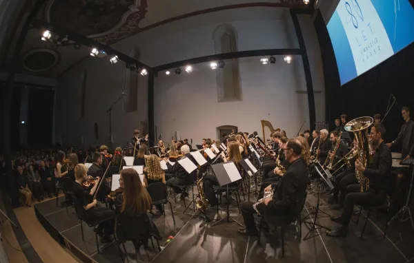 Gimnazija Koper koncert 80 let jubilej Ana Erčulj