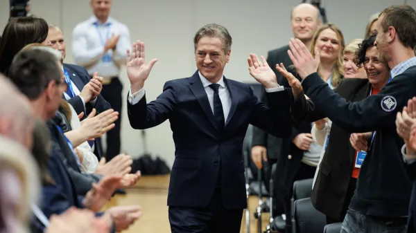 Predsednik Gibanja Svoboda Robert Golob