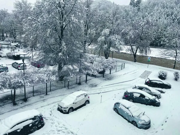 Zasneženo Celje.