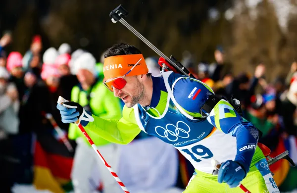 Slovenski biatlonec Jakov Fak