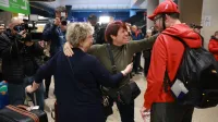 Slovenija, Brnik,04.03.2026, 04.marec 2026Na brni?kem letali??u je pristalo letalo s Slovenci z Bli?njega vzhoda na poti iz Omana.vojna, promet, evakuacija, Foto:Borut ?ivulovi?/F.A.Bobo