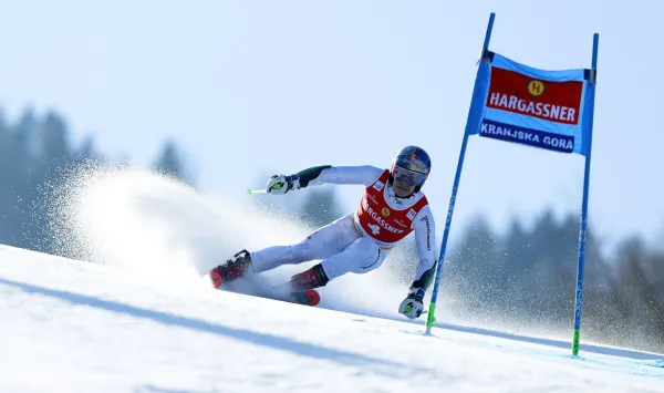 Slovenija, Kranjska gora,07.03.2026, 07.marec 2026Fis veleslalom za svetovni pokal, mo?ki, ?port, Pinheiro Braathen LucasFoto:Borut ?ivulovi?/F.A.Bobo