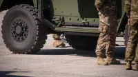 Ljubljana, vojasnica Edvarda Peperka.Predstavitev novih lahkih kolesno oklepnih vozil LKOV 4x4.