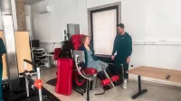 Veleposlanica Nemčije v Sloveniji Sylvia Groneick je obiskala Mediteranski center zdravja in Laboratorij In&scaron;tituta za kineziolo&scaron;ke raziskave ZRS Koper.