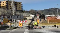 Zaradi izhlapevanja plina gasilci in policisti stražili ves dan