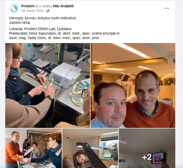 Tadej Ostrc in Dime Sapundžiev sta skupaj tudi predavala.
