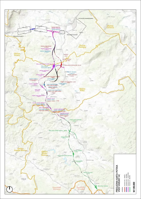 Tudi na Piv&scaron;kem kritični do predlagane trase avtoceste med Postojno in Jel&scaron;anami