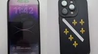 Fotografija najdenega mobilnega telefona