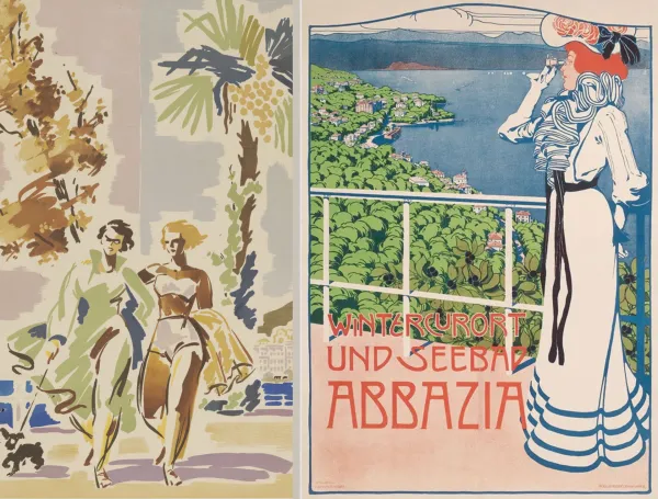Ženske v promociji turizma Istre in Dalmacije v 19. in 20. stoletju