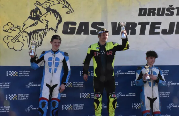 Mini cestno hitrostni motociklizem: Vrtojbenci in Koprčani pobrali skoraj vse
