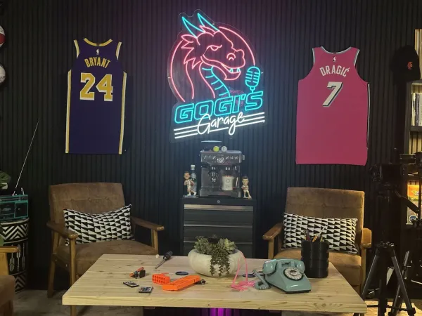 Goran Dragić po karieri zagnal podkast Gogi's Garage