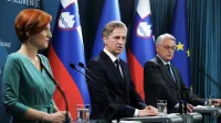 Asta Vrečko, Robert Golob in Matjaž Han