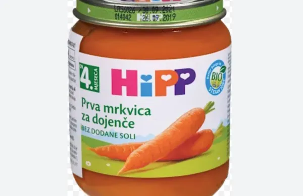Ka&scaron;ica Hipp, ki je lahko kontaminirana.