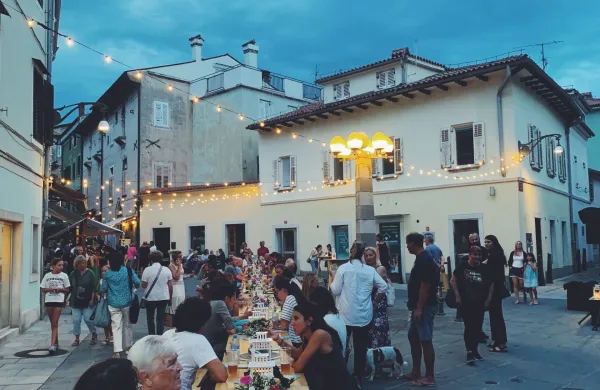 Prva Četrna fe&scaron;ta lansko leto avgusta na Gortanovem trgu.