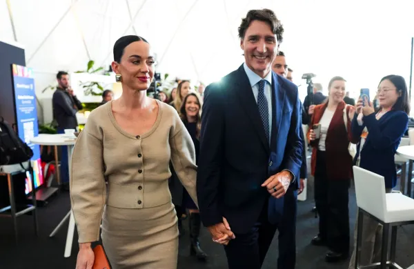 Katy Perry in Justin Trudeau