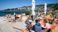 Portoro?, 02.05.2026praznik dela 1. maj, turisti, sprehajalci, lepo vreme, turizem