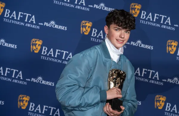 11 May 2026.Owen Cooper, Supporting Actor 'Adolescence' at BAFTA Television Awards Press Room, Royal Festival Hall, London on 10th May 2026,Image: 1098033373, License: Rights-managed, Restrictions:, Model Release: no, Credit line: GoffPhotos.com/Goff Photos/Profimedia