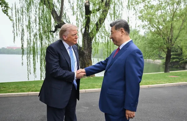 Xi Jinping je Trumpa med njegovim državni&scaron;kim obiskom v Pekingu ta teden odkrito opozoril, da bi napačno ravnanje ZDA v zvezi s Tajvanom lahko potisnilo obe državi v konflikt.