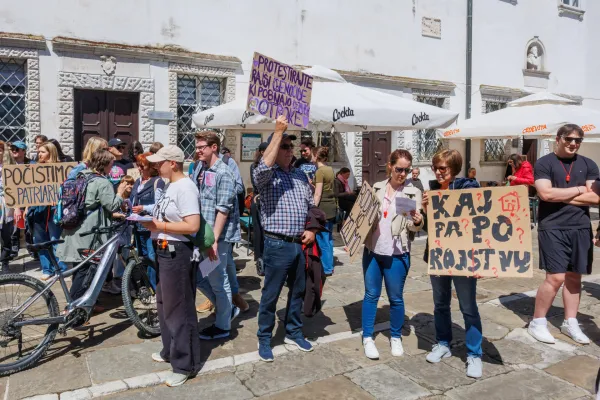 Koper, 17.5.2026Shod za življenje in proti shod, protestni shod