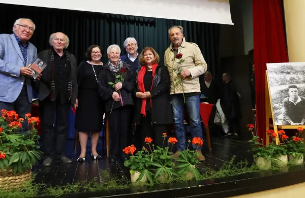 Ale&scaron; Berger, Ludwig Hartinger, Doris Orel, Dragica Sosič, Marijan Rupert, povezovalka, dr. Janez VrečkoTomaj
