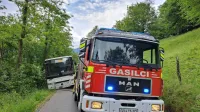 avtobus, filipinec, nesreča, ladra, kamno, kobarid, gasilci