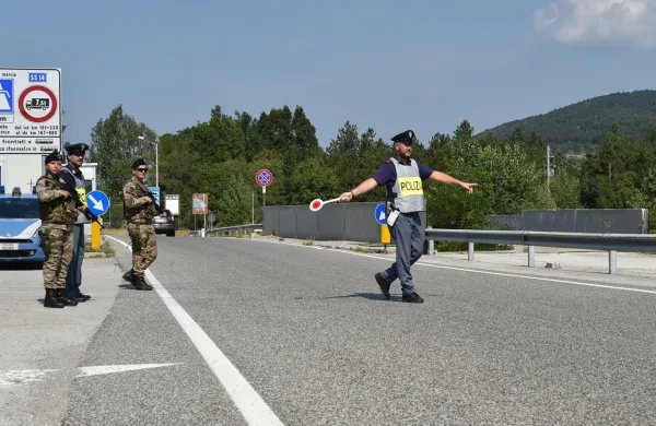 italija, meja, mejni prehod, nadzor, policija