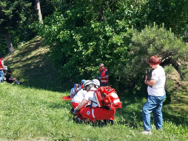 Regijsko preverjanje usposobljenosti ekip prve pomoči Civilne za&scaron;čite in Rdečega križa za Severno Primorsko