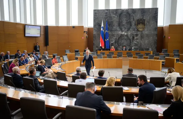 Izredna seja DZ, na kateri so med drugim obravnavali predlog sklepa o razpisu zakonodajnega referenduma o zakonu o interventnih ukrepih za razvoj Slovenije.