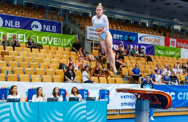 Koper,28.5.2026 Arena Bonifika, Gimnastika, FIG World Challenge Cup, svetovni pokal v gimnastikiBelak Teja (Slovenija)