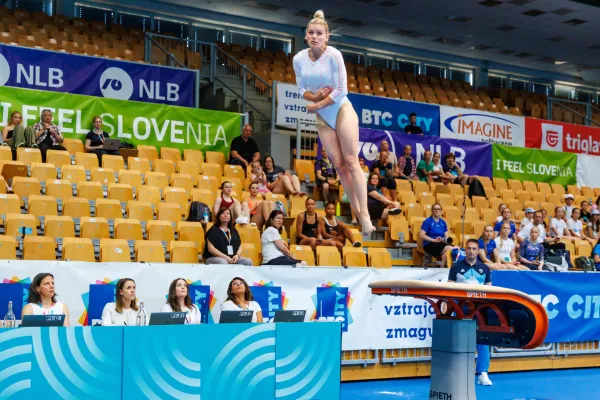 Koper,28.5.2026 Arena Bonifika, Gimnastika, FIG World Challenge Cup, svetovni pokal v gimnastikiBelak Teja (Slovenija)
