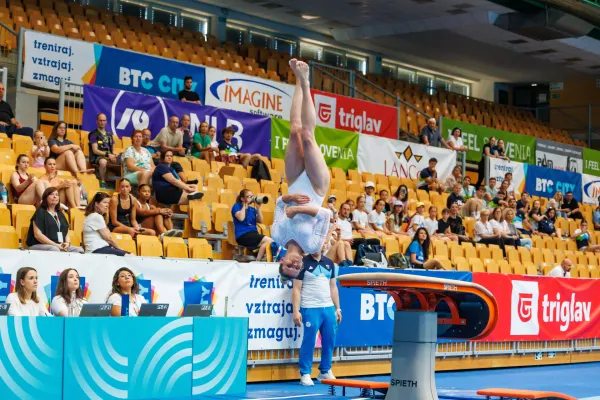 Koper,28.5.2026 Arena Bonifika, Gimnastika, FIG World Challenge Cup, svetovni pokal v gimnastikiBelak Teja (Slovenija)