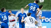 Aron Matyas Dragoner in action during Prva liga Telemach 2026/27 football qualifications match between NK Nafta 1903 and ND Primorje in Sportni park Lendava, Slovenia on May 31, 2026. Photo: Jure Banfi