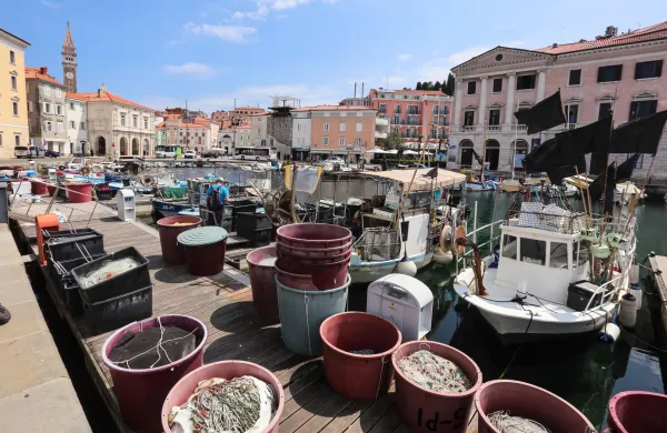 Piran, 29.05.2021Piran, Mesto, reportaža za sobotno prilogo, razglednice, piranski ribici