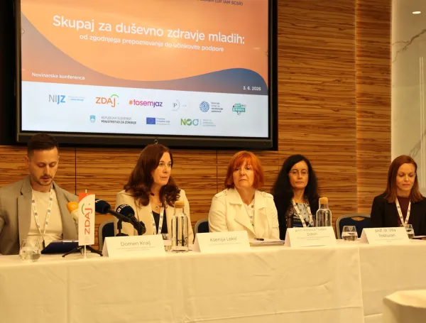 Du&scaron;evno zdravje mladih: ključni so zgodnje prepoznavanje, dostopna pomoč in povezan sistem