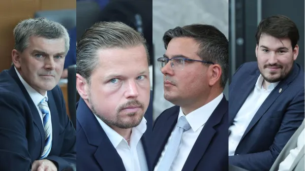 Janez Beja, Dejan Zakraj&scaron;ek, Andrej Černigoj in Luka Simonič so danes postali nadomestni poslanci. Zakraj&scaron;ek je biv&scaron;i član SDS, pred volitvami pa je prestopil v Demokrate.