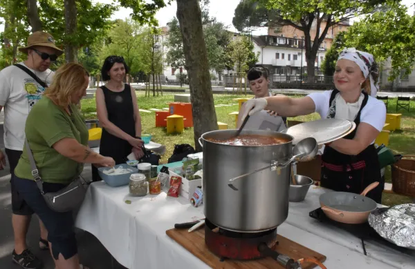  kolodvor fest Nova GOrica ukrajinska kuhinja Tatjana Černilogar