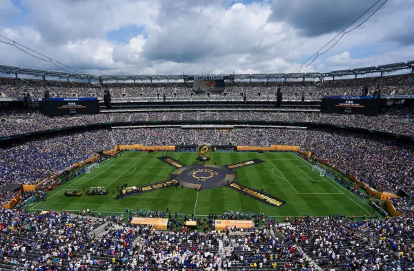 ZDA, New Jersey.Stadion MetLife v New Jerseyju, kjer bo potekal finale nogometnega svetovnega prvenstva.
