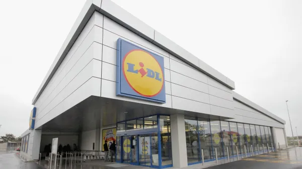 Lidl Sežana pred otvoritvijo
