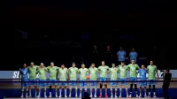 Slovenska odbojkarska reprezentanca je premagala aktualne evropske prvake.