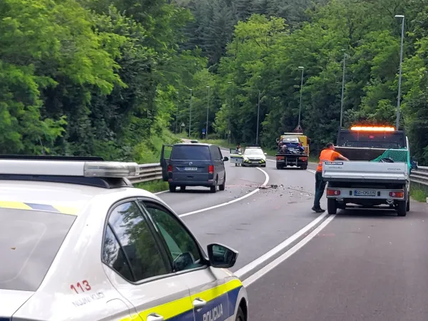 nesreča, nova gorica, panovec, predor, motorist, čelno trčenje, smrtna