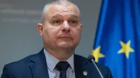 Ljubljana, MNZ.Direktor Nacionalnega preiskovalnega urada (NPU) Darko Muženič je dal izjavo za medije glede prijetih osumljencev v Sarajevu v povezavi z umorom, ki se je zgodil 29. novembra v Ljubljani.Foto: Bor Slana