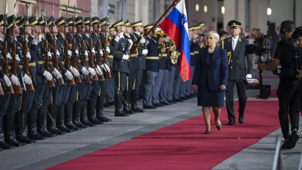 Ljubljana, Kongresni trg.Osrednja drzavna slovesnost ob dnevu drzavnosti.