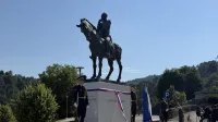 Pivka, Park vojaske zgodovine.slovesnost ob odkritju spomenika generala in pesnika Rudolfa Maistra ob 35. obletnici samostojnosti republike Slovenije in 20. obletnici Parka vojaske zgodovine.Slavnostni govornik, predsednik vlade Janez Jansa.