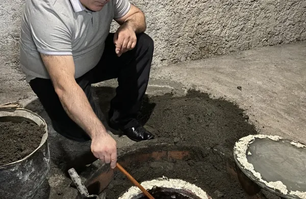 kvevri zaza chateau bruale kakheti gruzija